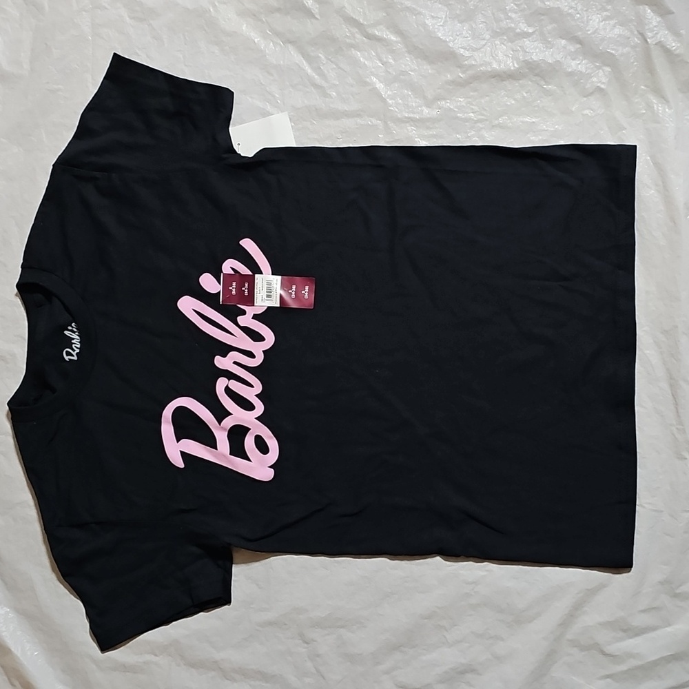 Barbie Men's Logo Graphic Short Sleeve Black T-Shirt Size Small New